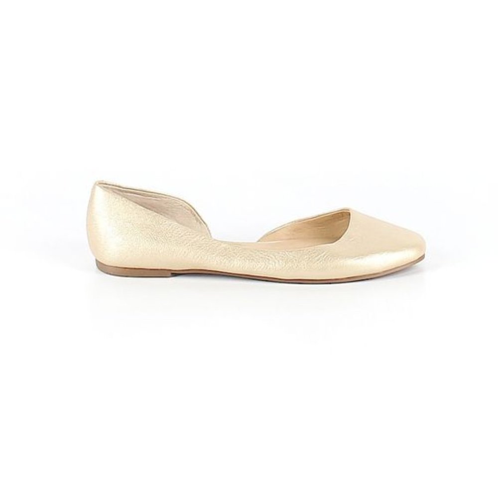 LUCKY BRAND🍀 "RANDALL" D'Orsay Leather Flats